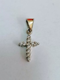 DIJE PLATA Y ORO 18K