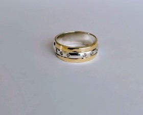 ANILLOS MATRIMONIO PLATA Y ORO 18K