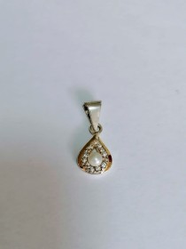 DIJE PLATA Y ORO 18K